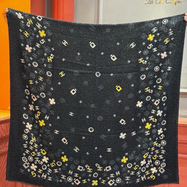 CHANEL 26S SCARF 200 IN CASHMERE AND SILK 307226