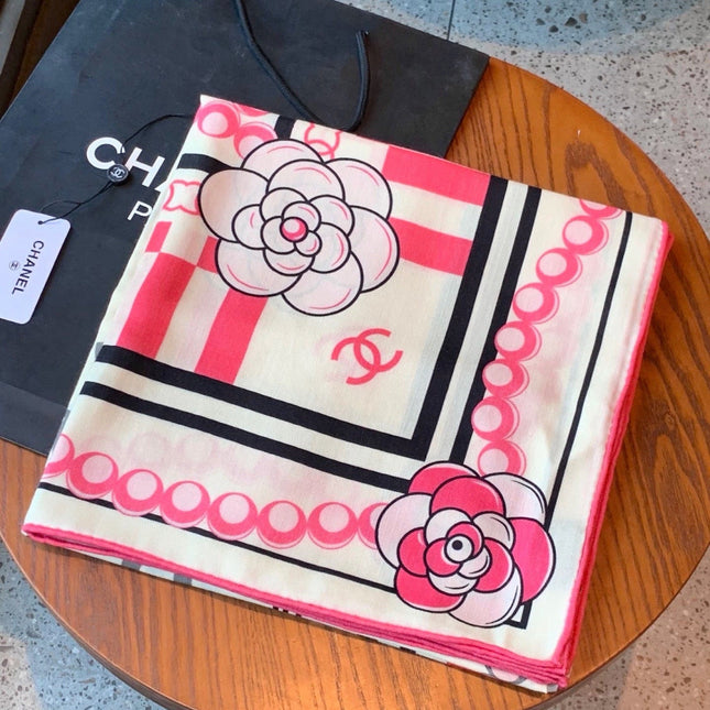 CHANEL 26S SCARF 135 IN CASHMERE AND SILK 309894