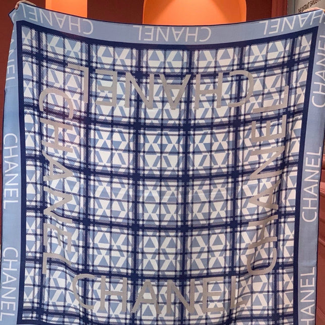 CHANEL 26S SCARF 135 IN CASHMERE AND SILK 309898