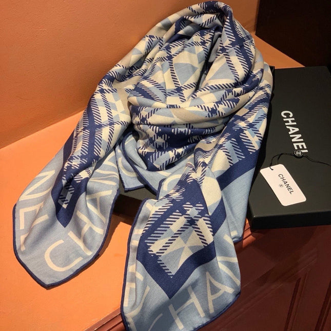 CHANEL 26S SCARF 135 IN CASHMERE AND SILK 309898