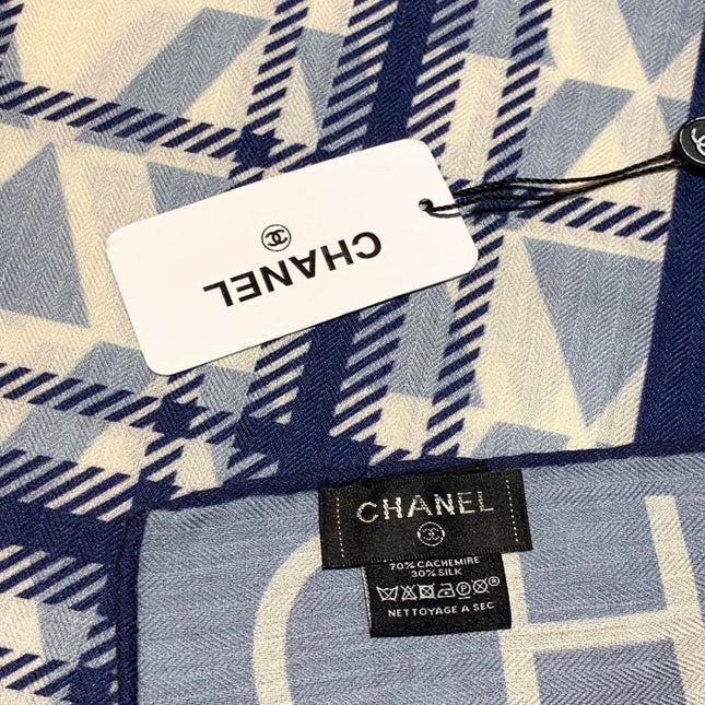 CHANEL 26S SCARF 135 IN CASHMERE AND SILK 309898
