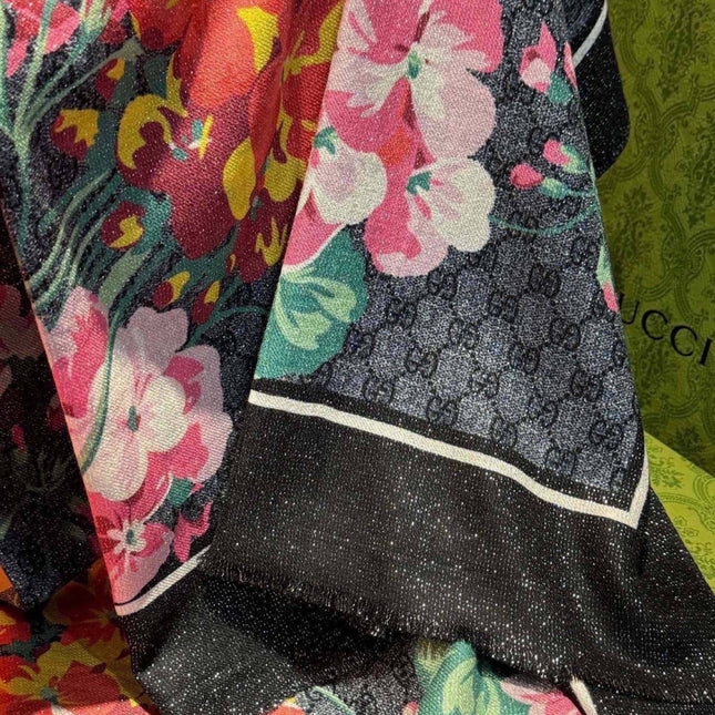 GUCCI 26S SCARF 200 IN CASHMERE AND SILK 315124