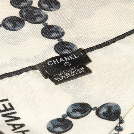CHANEL 26S SCARF 140 IN SILK AND CASHMERE 509498
