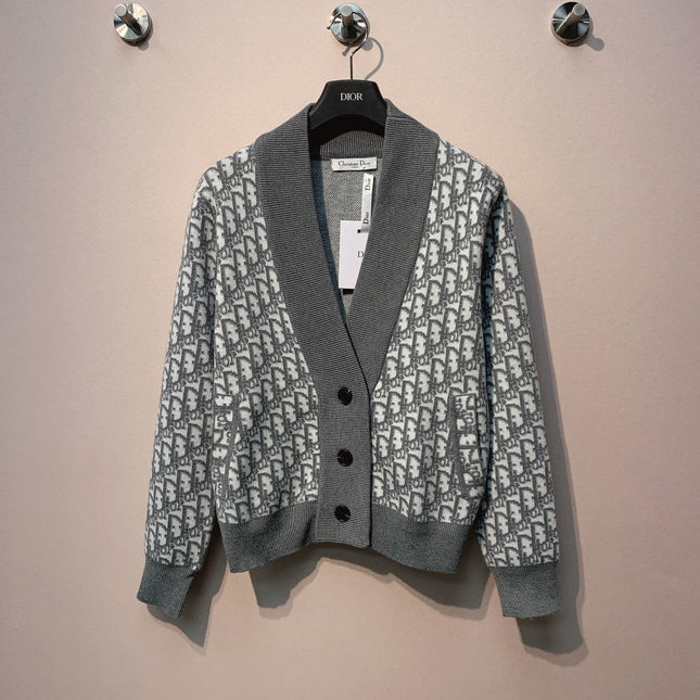 DIOR 25S V-NECK KNIT CARDIGAN 698