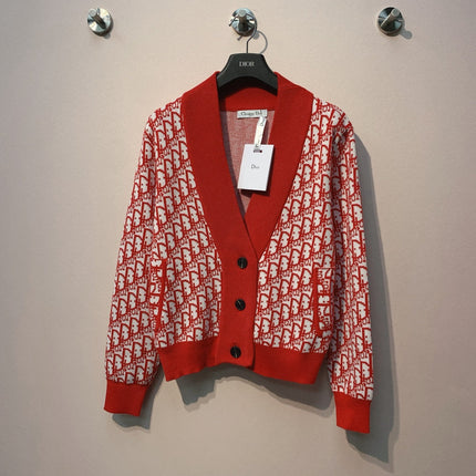 DIOR 25S V-NECK KNIT CARDIGAN 697