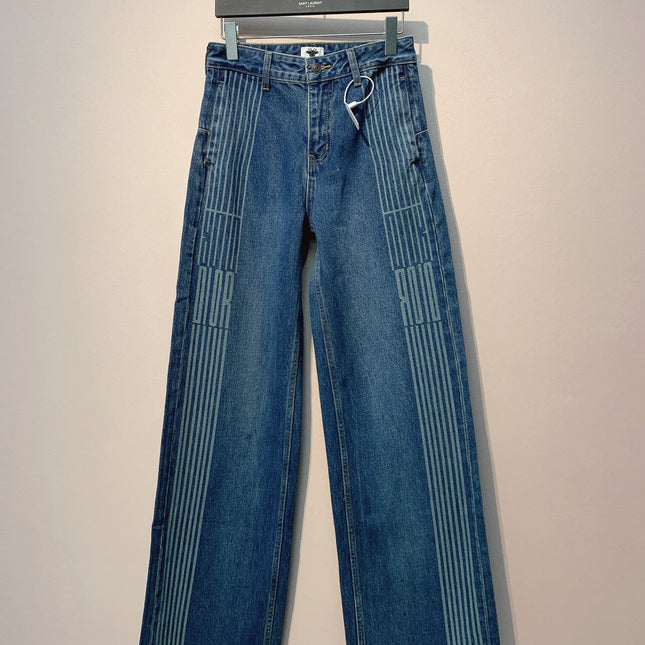DIOR 25S WIDE-LEG STRAIGHT JEANS 851
