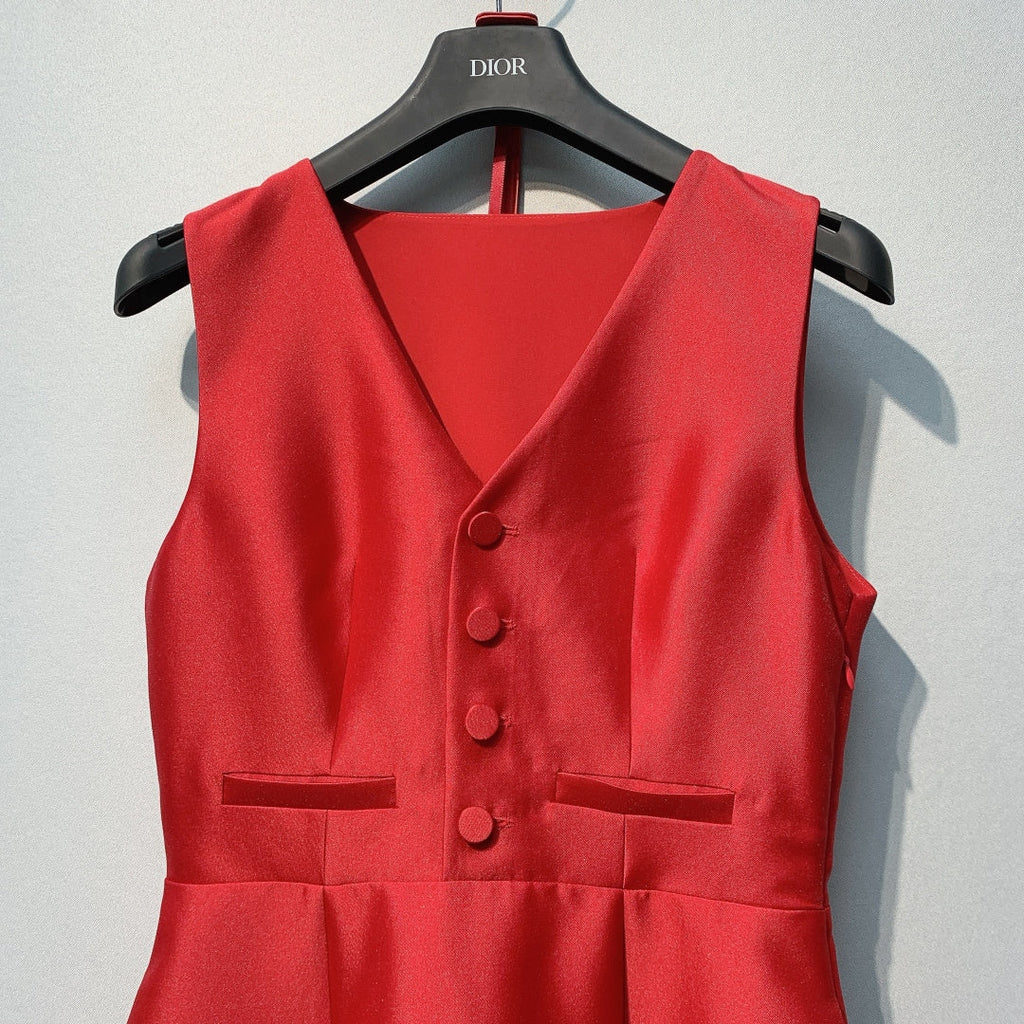 DIOR 26S V-NECK BLAZER DRESS 1133