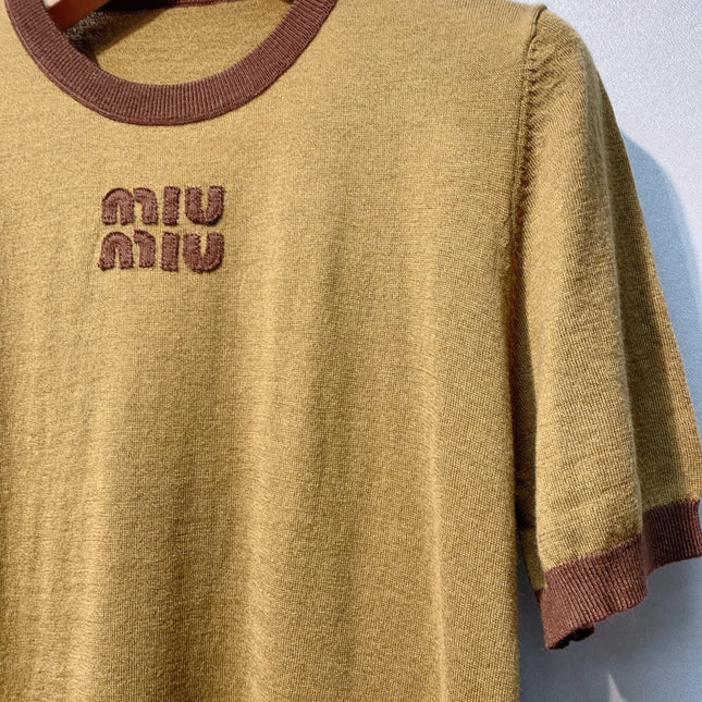 MIUMIU 26S SHORT SLEEVED T-SHIRT 925