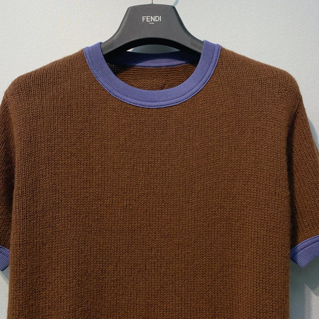 PRADA 26S SHORT SLEEVED KNIT T-SHIRT 724
