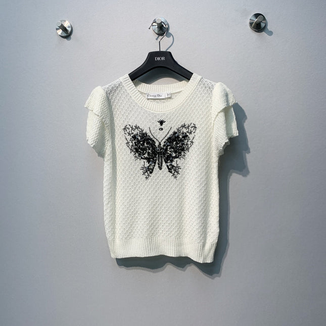 DIOR 26S SHORT-SLEEVE SWEATER 1153