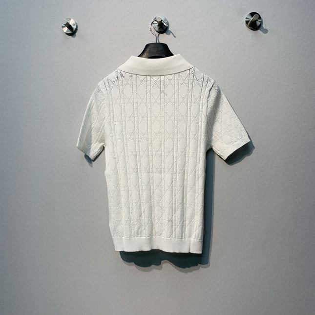 DIOR 26S SHORT-SLEEVE POLO SWEATER 1213