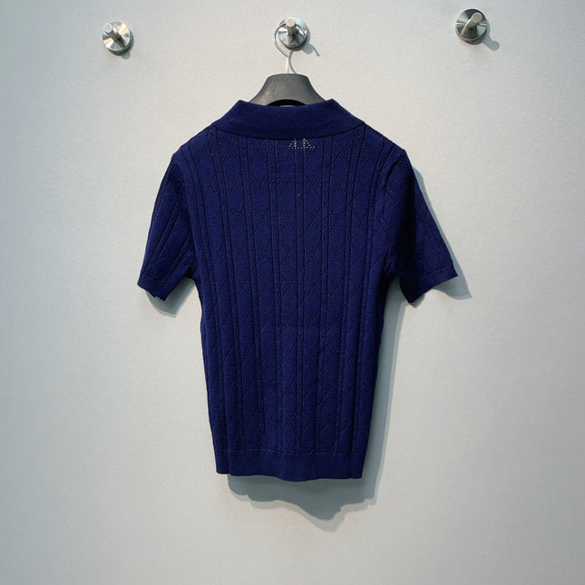 DIOR 26S SHORT-SLEEVE POLO SWEATER 1212