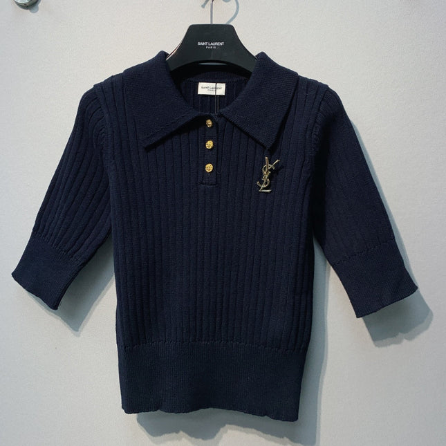 YSL 26S KNIT POLO SHIRT 235