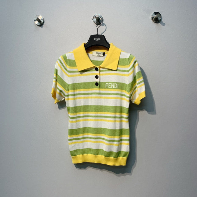 FENDI 26S SHORT SLEEVE POLO SHIRT 102