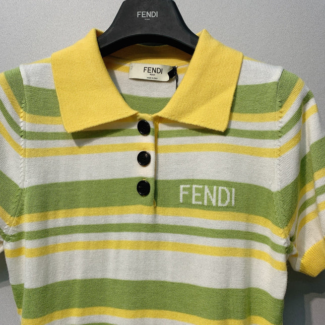 FENDI 26S SHORT SLEEVE POLO SHIRT 102