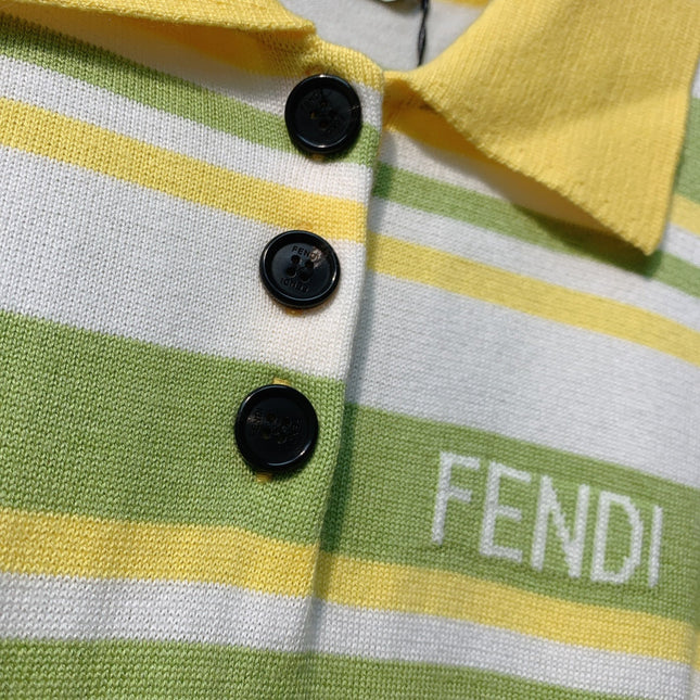 FENDI 26S SHORT SLEEVE POLO SHIRT 102