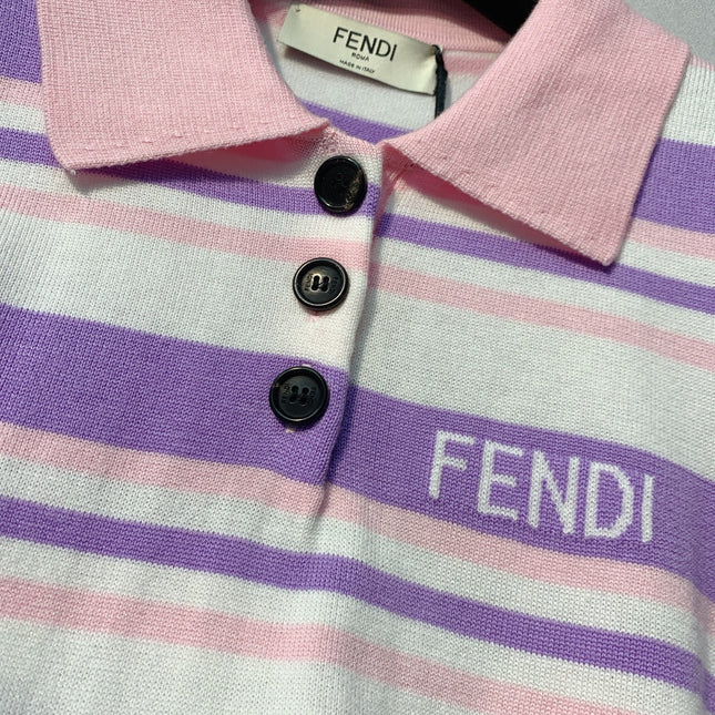 FENDI 26S SHORT SLEEVE POLO SHIRT 101