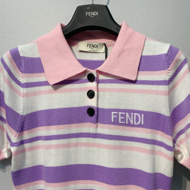 FENDI 26S SHORT SLEEVE POLO SHIRT 101