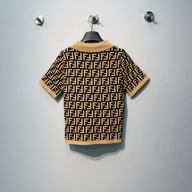 FENDI 26S SHORT SLEEVE POLO SHIRT 099