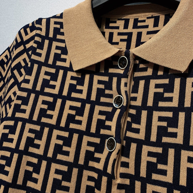 FENDI 26S SHORT SLEEVE POLO SHIRT 099