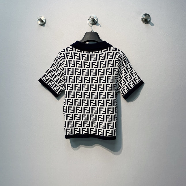 FENDI 26S SHORT SLEEVE POLO SHIRT 098
