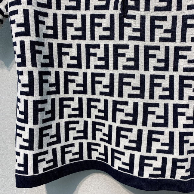 FENDI 26S SHORT SLEEVE POLO SHIRT 098