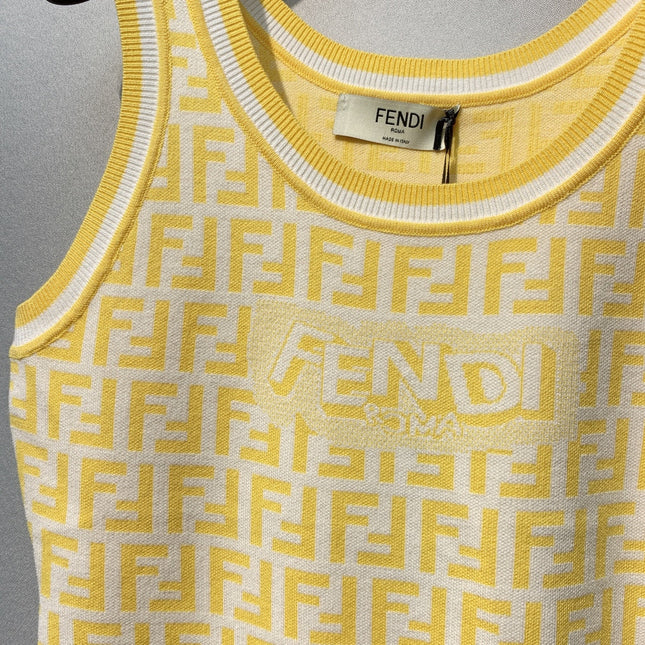 FENDI 26S KNIT TANK TOP 055