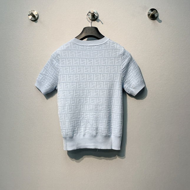 FENDI 26S SHORT SLEEVE KNIT T-SHIRT 015
