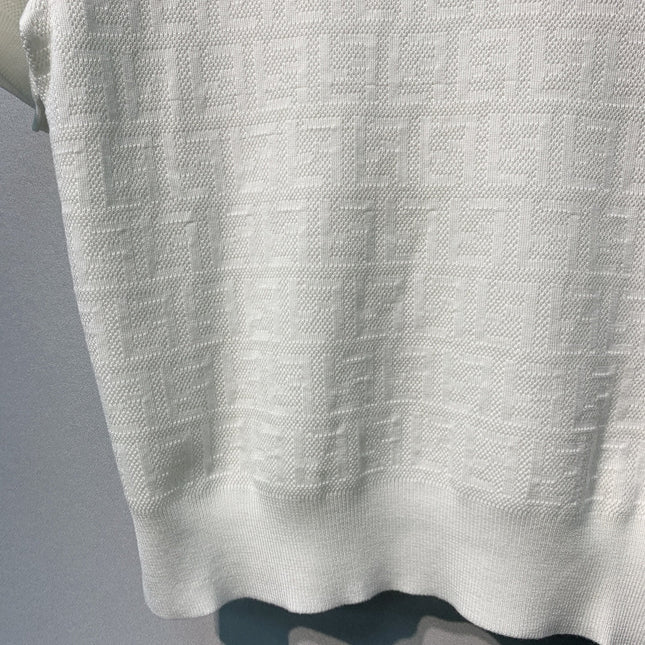 FENDI 26S SHORT SLEEVE KNIT T-SHIRT 014