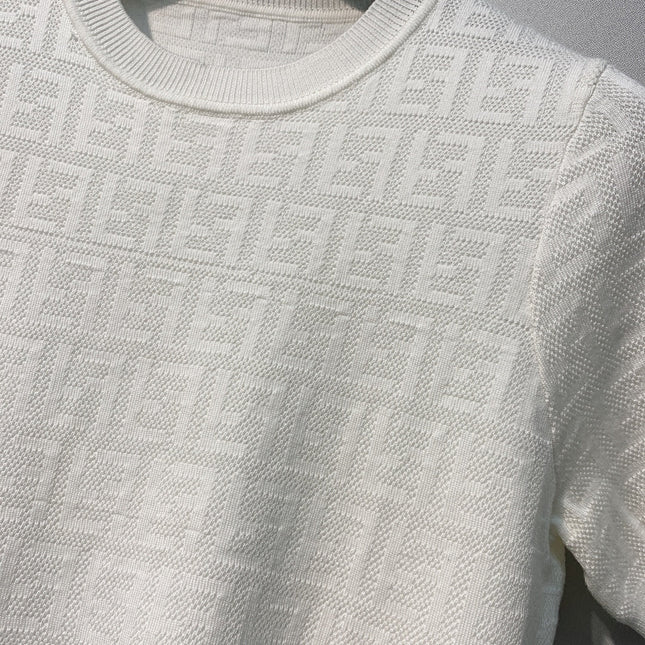 FENDI 26S SHORT SLEEVE KNIT T-SHIRT 014