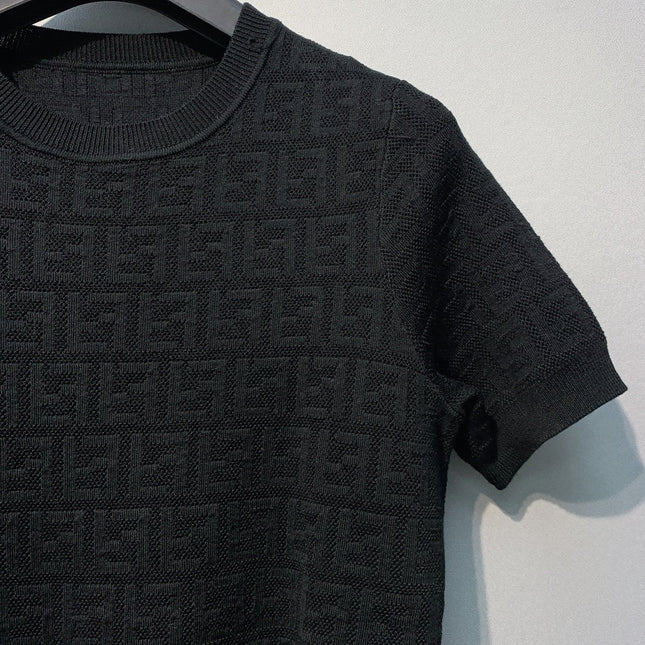 FENDI 26S SHORT SLEEVE KNIT T-SHIRT 013