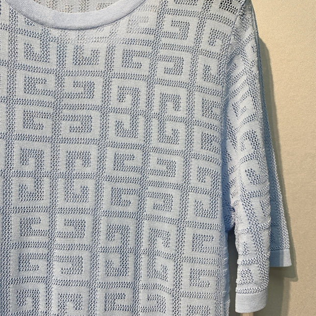 FENDI 26S SHORT SLEEVE KNIT T-SHIRT 012