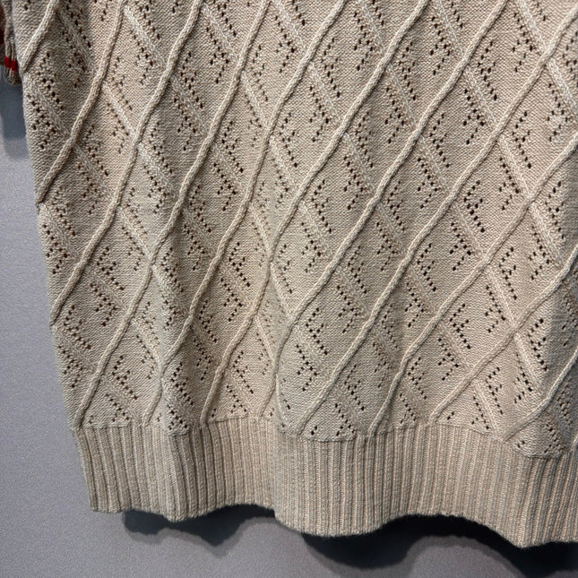 FENDI 26S SHORT SLEEVE KNIT TOP 006