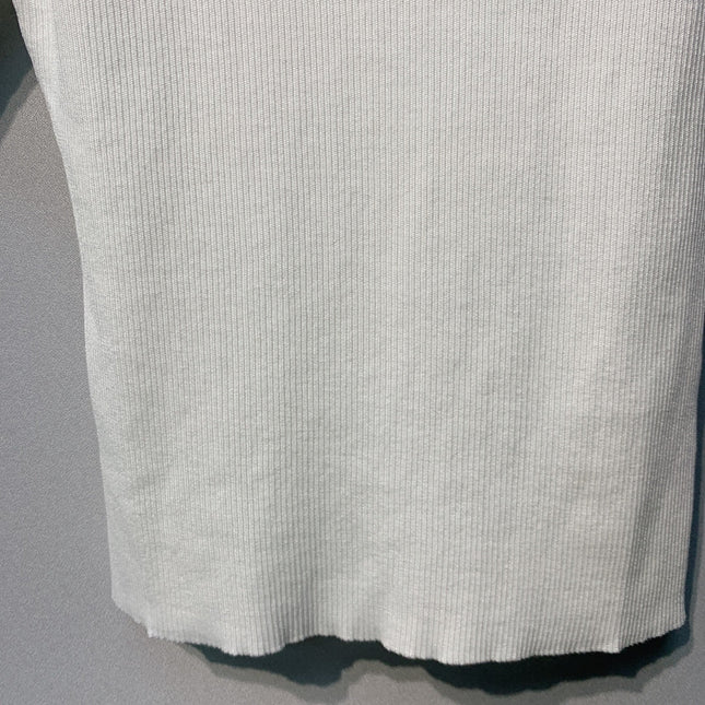 FENDI 26S SHORT-SLEEVE KNIT TOP 460