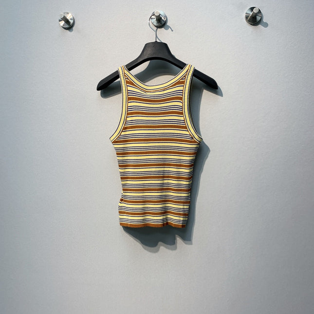 FENDI 26S SLEEVELESS KNIT TOP 443