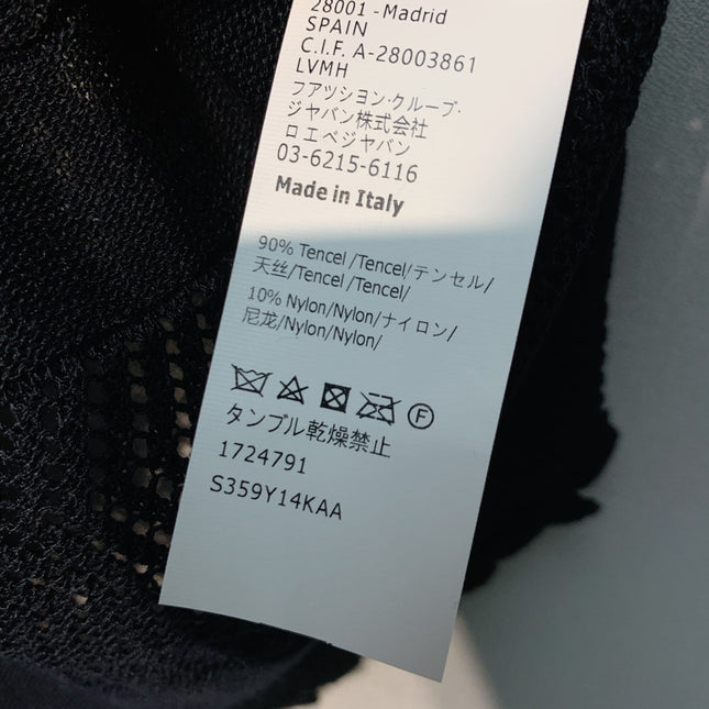 LOEWE 26S OPEN KNIT POLO 357