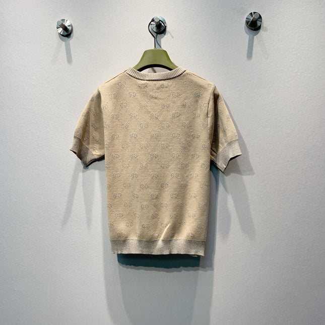 GUCCI 26S SHORT SLEEVE KNIT T-SHIRT 312