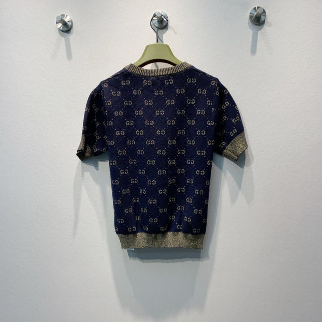 GUCCI 26S SHORT SLEEVE KNIT T-SHIRT 310