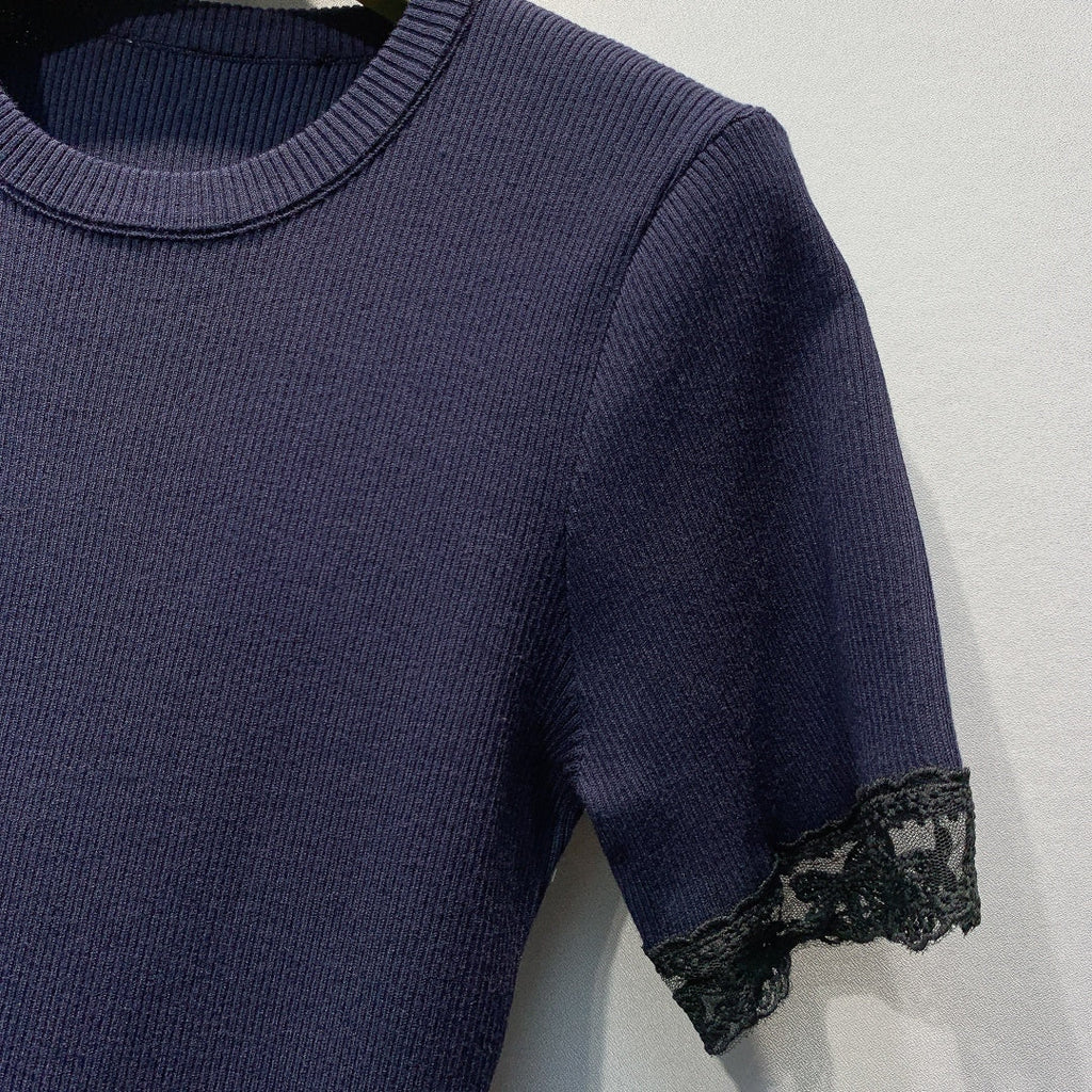 GUCCI 26S SHORT-SLEEVE KNIT T-SHIRT 469