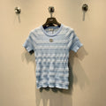 CHANEL 26S KNIT SHORT SLEEVE T-SHIRT STYLE 1284