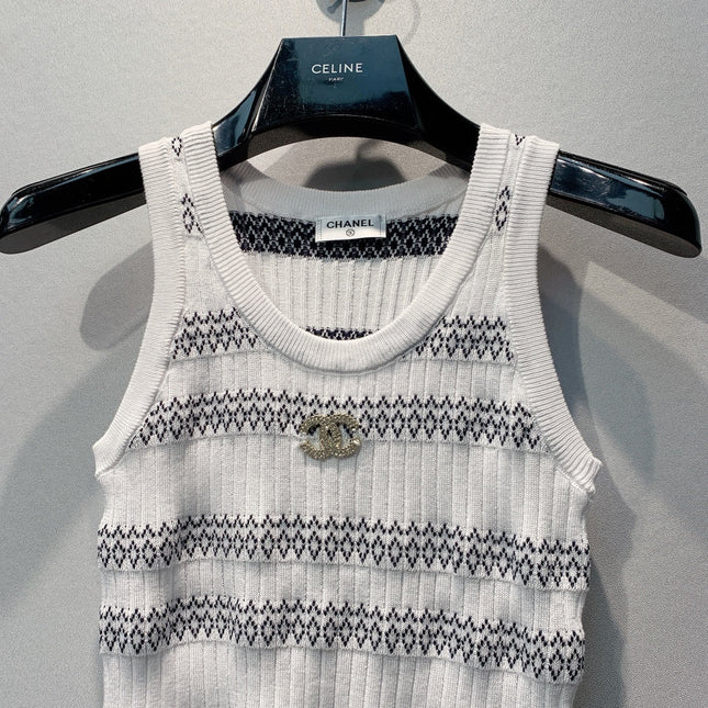 CHANEL 26S KNIT TANK TOP STYLE 1280