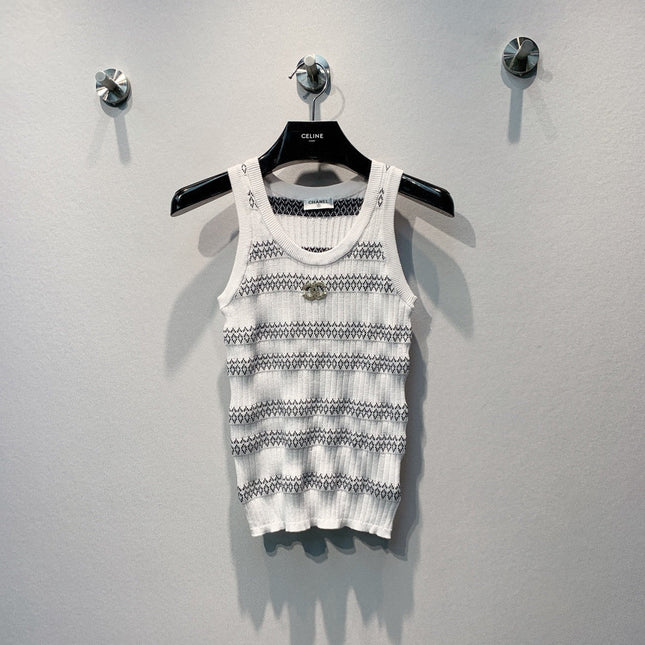 CHANEL 26S KNIT TANK TOP STYLE 1280