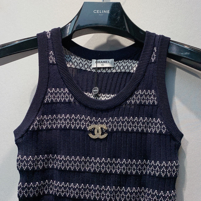 CHANEL 26S KNIT TANK TOP STYLE 1279