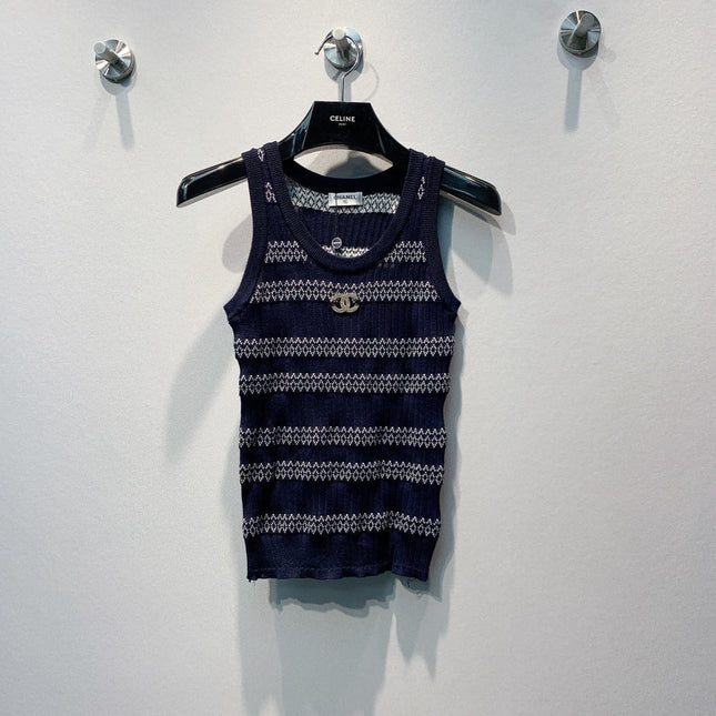 CHANEL 26S KNIT TANK TOP STYLE 1279