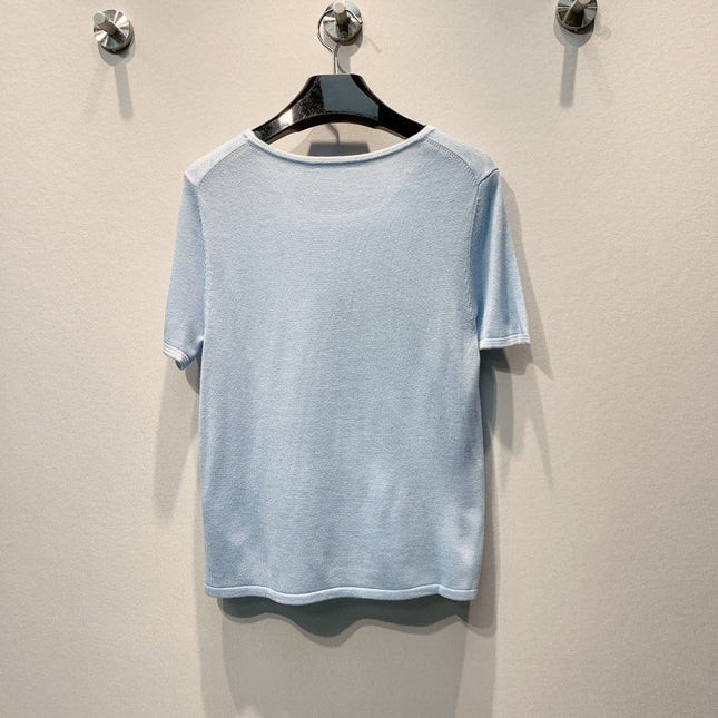 CELINE 26S SHORT-SLEEVE KNIT T-SHIRT 458