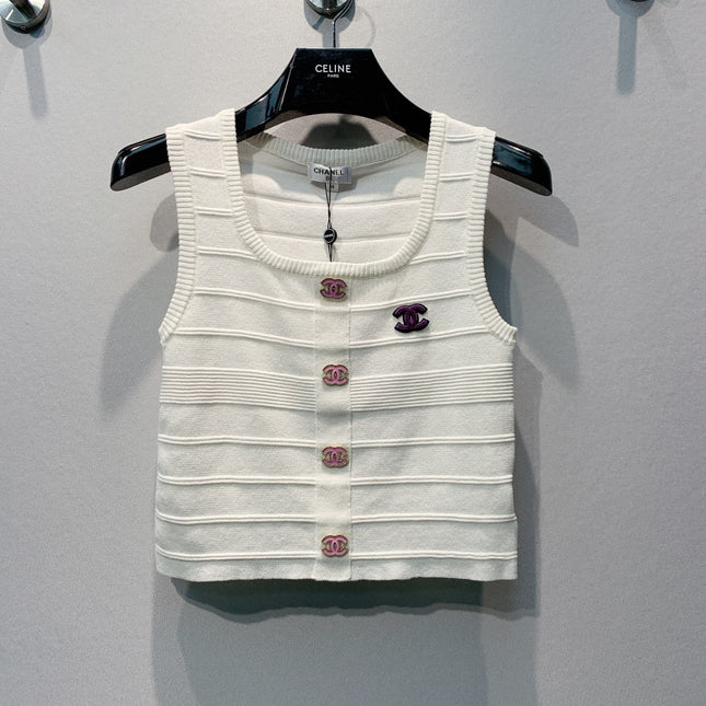 CHANEL 26S KNIT TANK TOP STYLE 1245