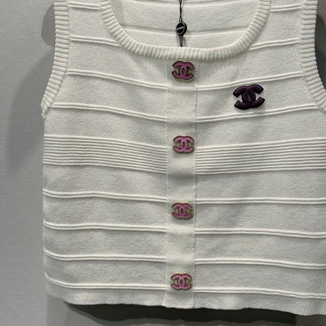 CHANEL 26S KNIT TANK TOP STYLE 1245