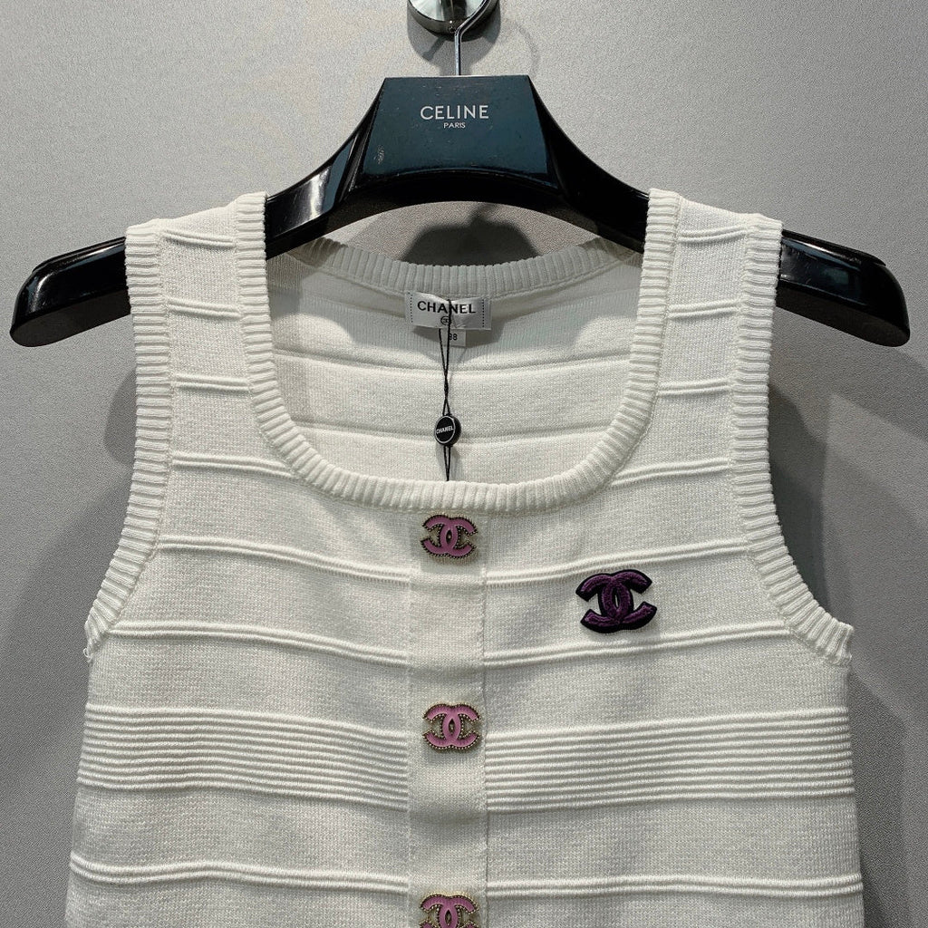 CHANEL 26S KNIT TANK TOP STYLE 1245