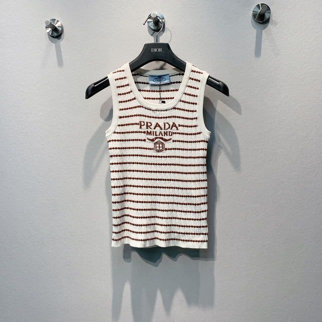PRADA 26S SLEEVELESS KNIT TOP 1039