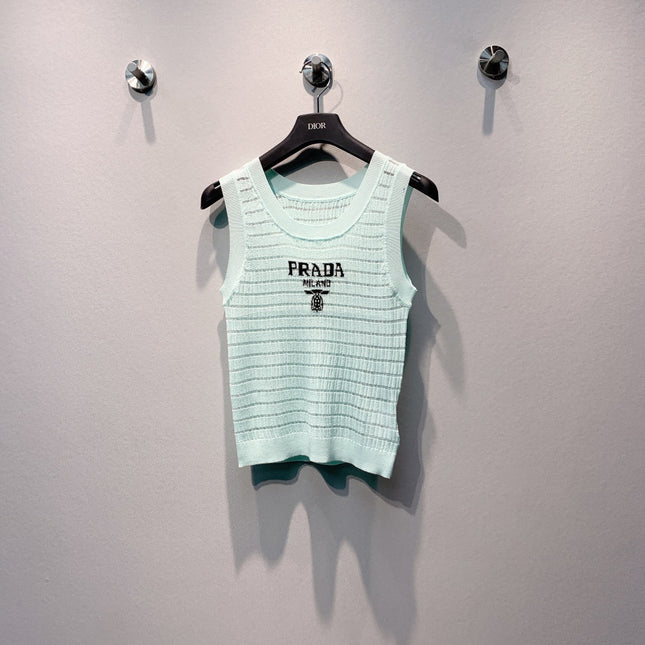 PRADA 26S SLEEVELESS KNIT TOP 1008